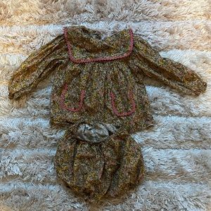 Bébé Organic Blouse and Bloomer